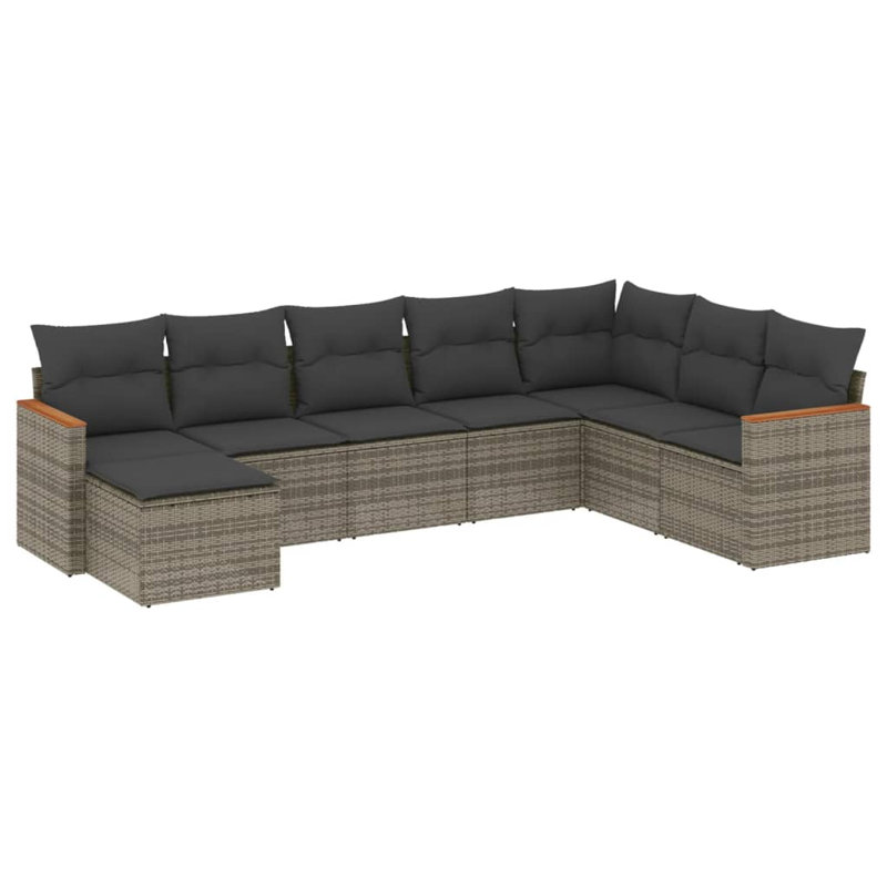Vidaxl Garden Sofa Set PE Rattan Large Modular Garden Sofa Set