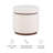 Thurleigh Round Sherpa Ottoman with Storage-346006564