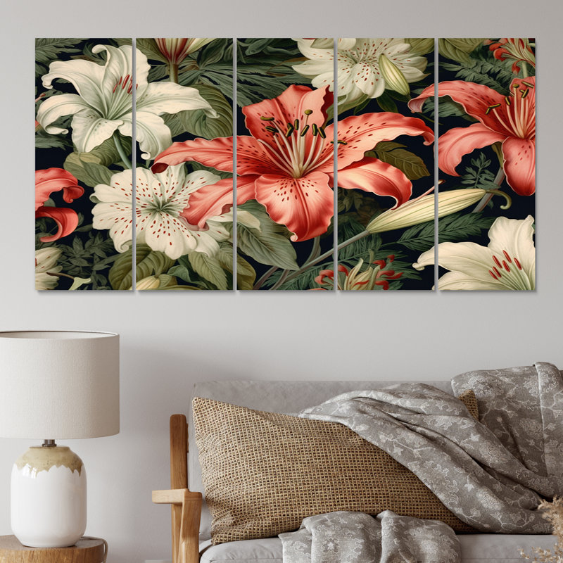 Plants & Flowers Wall Decor on Metal