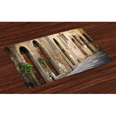 Gerardo Colourful Italian Houses Placemat