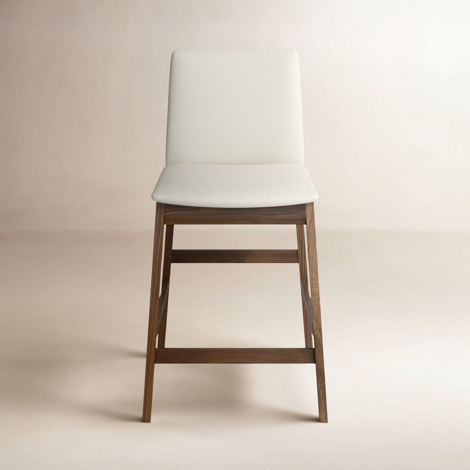 Anrey 30" Bar Stool, Walnut, Counter Stool (26” Seat Height)