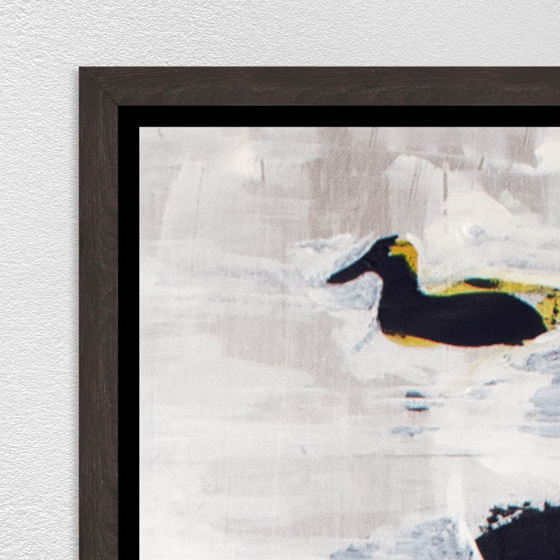 Ducks Print by Alexander Nikanpour, Image Brush Gel, 51.75" H x 31.75" W