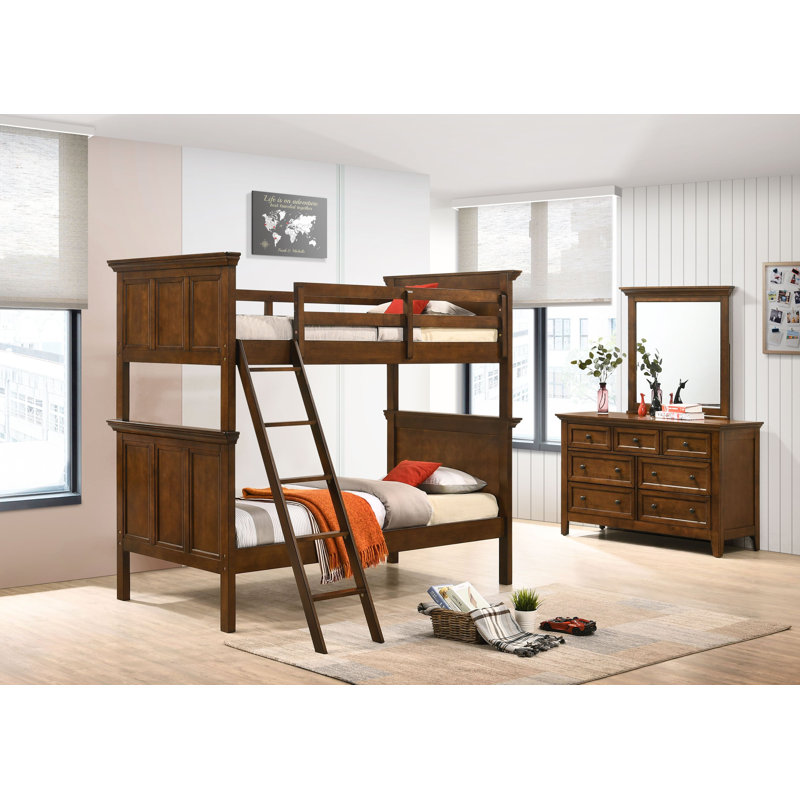 Tuscan Medium Wood 7-Drawer Horizontal Dresser with Ball Bearing Glides