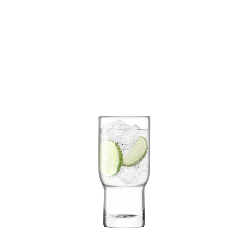 Utility Handmade Glass Highball Glass, Clear