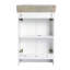 Meuble-lavabo autoportant de 23 po avec lavabo et portes à fermeture douce-1960165310
