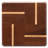 Wood Square 4 Piece Coaster Set With Holder-976260209