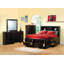 Ensemble de chambre à coucher 2 pièces avec table de chevet Hedlund Cappuccino-79114325
