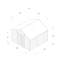 Overlap Pressure Treated 10 x 10 Apex Shed - No Window, Double Door-87256294