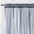 Fortuna Brockham Solid Tulle Overlay Room Darkening Grommet Curtain Panels-1636279433-1636324682