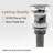 Bathroom Sink Pop Up Drain With Overflow,Stainless Steel,Two Pieces-106363812
