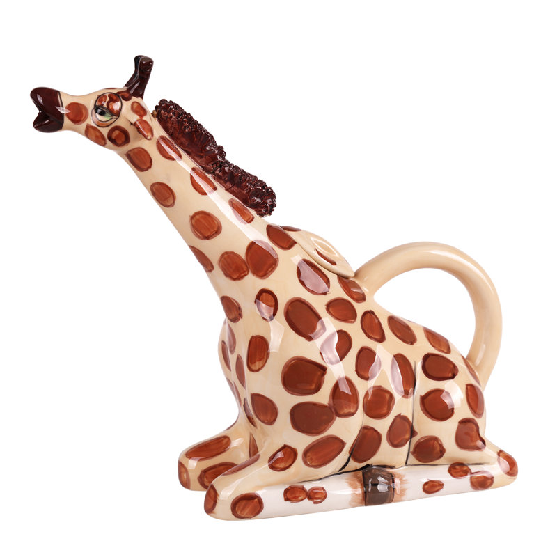 Bungalow Rose Animal Print Teapot