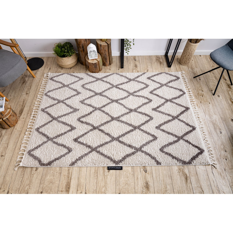 Berber Geometric Area Rug, Rectangle 160 x 220cm