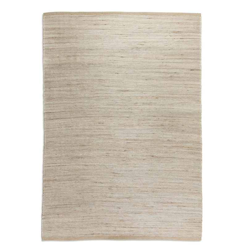 Handloom 1.0 Hand Woven Brown Indoor Rug, Rectangle 60cm x 90cm