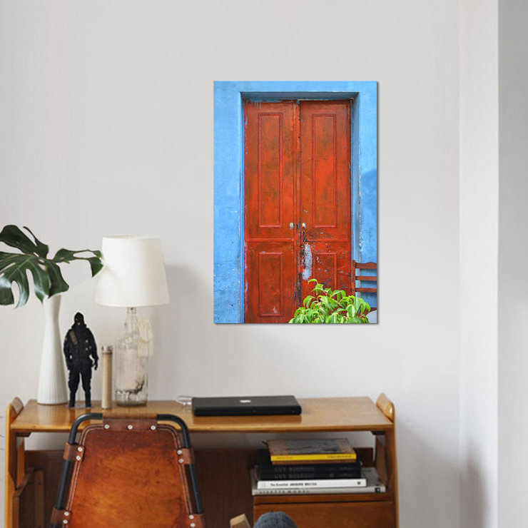 «Doors Abroad III», reproduction de photo sur toile, H 18 po x l 12 po x P 1,5 po, Toile tendue, Pas de tapis