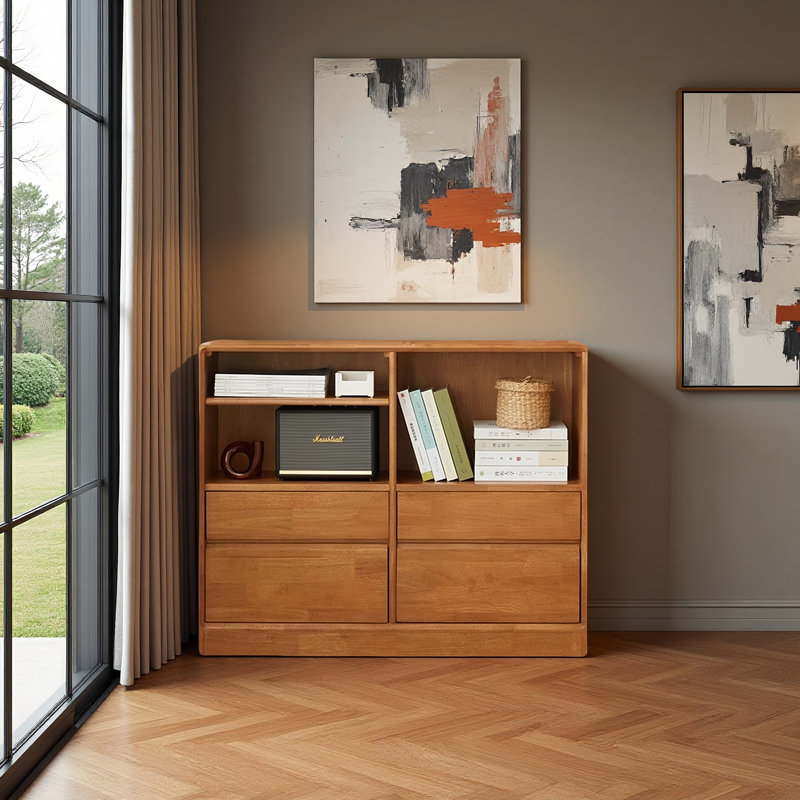 Vella Solid Wood Multi-Drawer Storage Cabinet