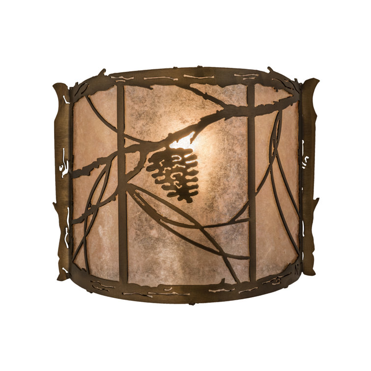 Rustic Lodge 1 - Light Flush Mounted Sconce