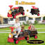 DEARAUTO train électrique à jouets 12V pour enfants, ensemble de train sans rail, locomotive et train avec roues en caoutchouc, boîte de rangement, comprend 1 locomotive et 1 chariot,-134394436