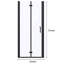 Portes de douche pliantes sans cadre