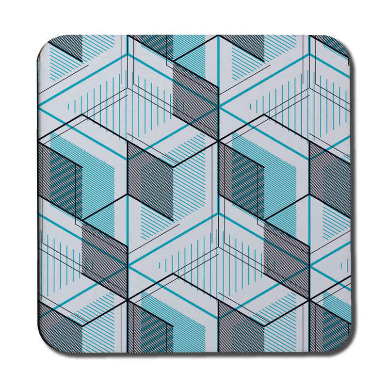 Square 6 Piece Coaster Set