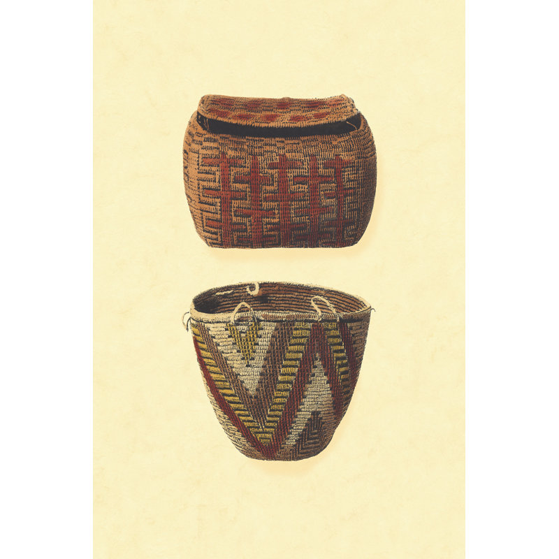 Hand Woven Baskets I by Jennifer Paxton Parker - Wrapped Canvas Print,  46cm H  x  30cm W  