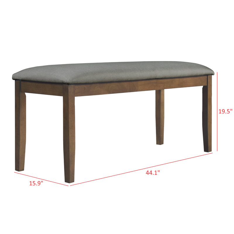 Artair Polyester Upholstered Bench