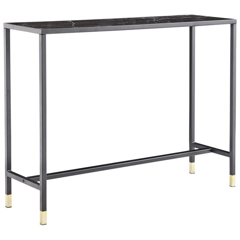 Dreadnought 100cm Glass Top Console Table