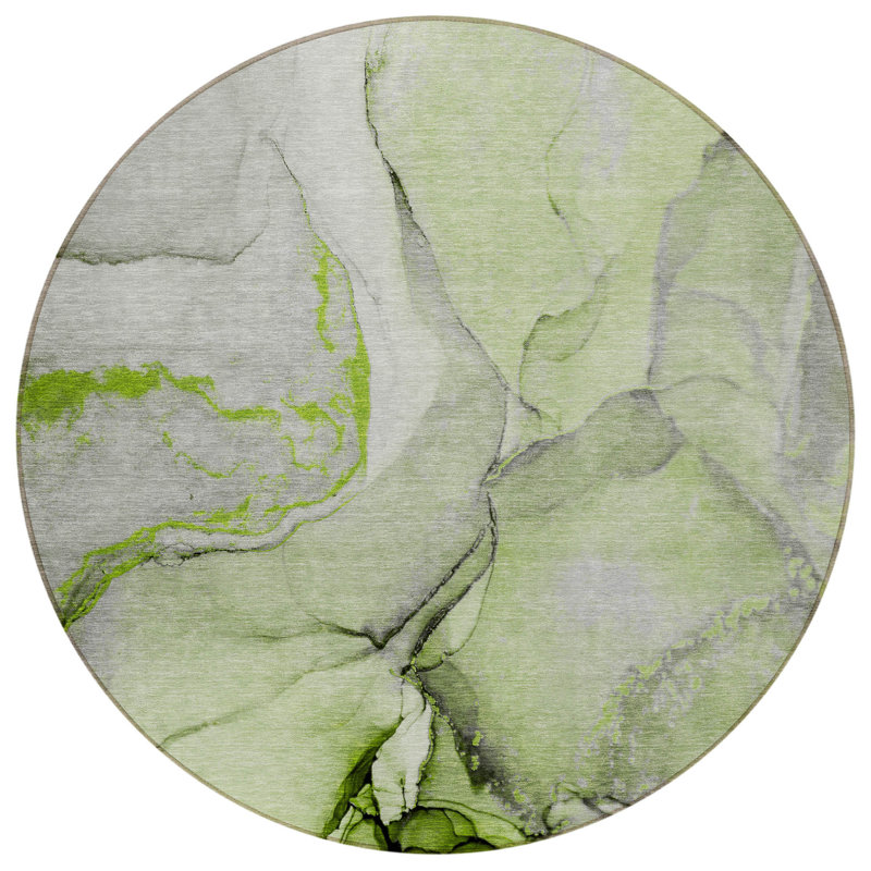 Tapis extérieur rond rond 8 po