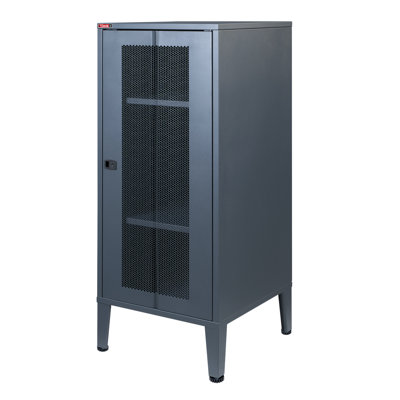 Armoire de rangement à 2 tablettes