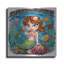 Dovecove «Kid Mermaid Underwater Gabarit» par Flyland Designs, art mural en métal