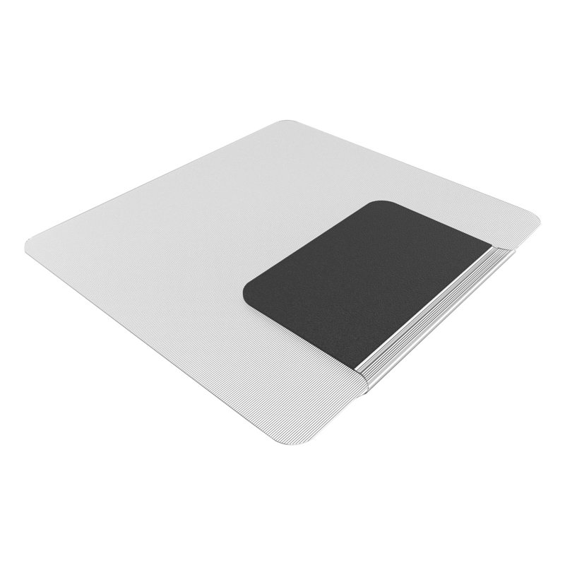 Tapis de chaise rectangulaire et droit, H 0,75 po x l 36 po x P 53 po