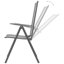 Fatmeh 2 - Person Steel Patio Dining Set Circular Table