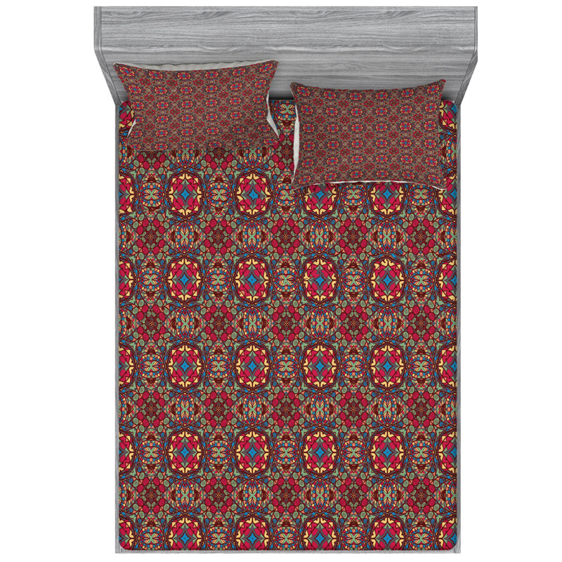 Microfiber Sheet Set, Full/Double Sheet Set with Fitted Sheet