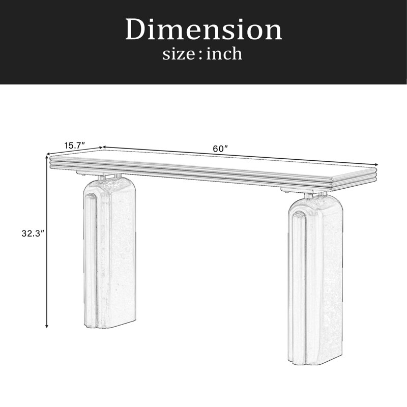 Élégante et luxueuse console en placage d'acacia, convient au vestibule, au couloir, au salon, au vestibule, au couloir, Noir