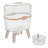 Devari 2.64Gal Dry Food Cereal Dispenser Box Container-836389466