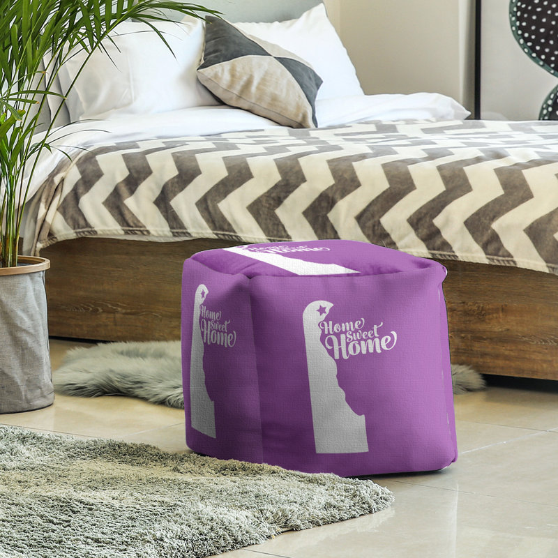 Repose-pieds à cubes wilmington the home, Violet