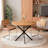 Adileny Round Metal Base Dining Table