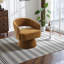 Upholstered Swivel Armchair-2037472831
