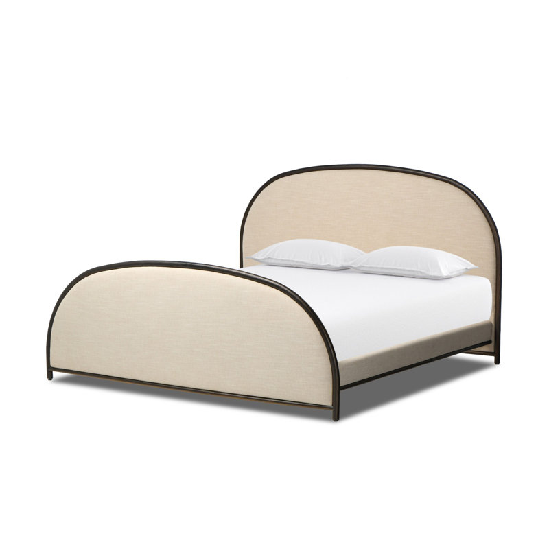 Trieste Tommy Bed-Savoy Parchment, Grand lit