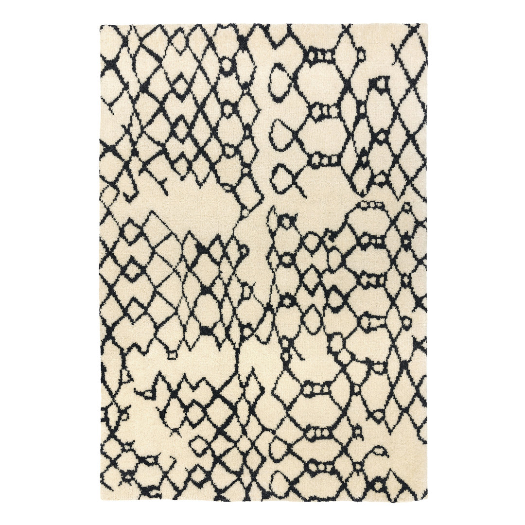 Toombs Hand Knotted Wool Cream Rug