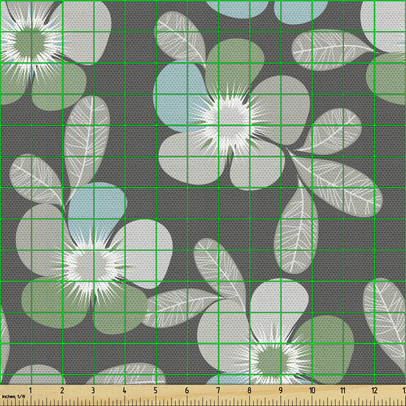 Charlotterose Flowers and Leaves Multi-purpose Fabric