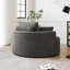 Canapé-lit simple en velours côtelé de 50 po de hauteur, sans assemblage requis, fauteuil moelleux moderne (pas une chaise pivotante)-80105138