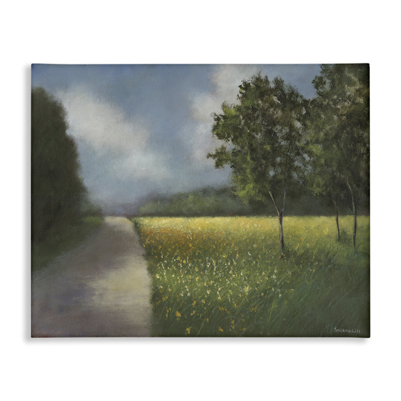 Art mural sur toile Traditional Country Road par David Swanagin, H 30 po x l 40 po