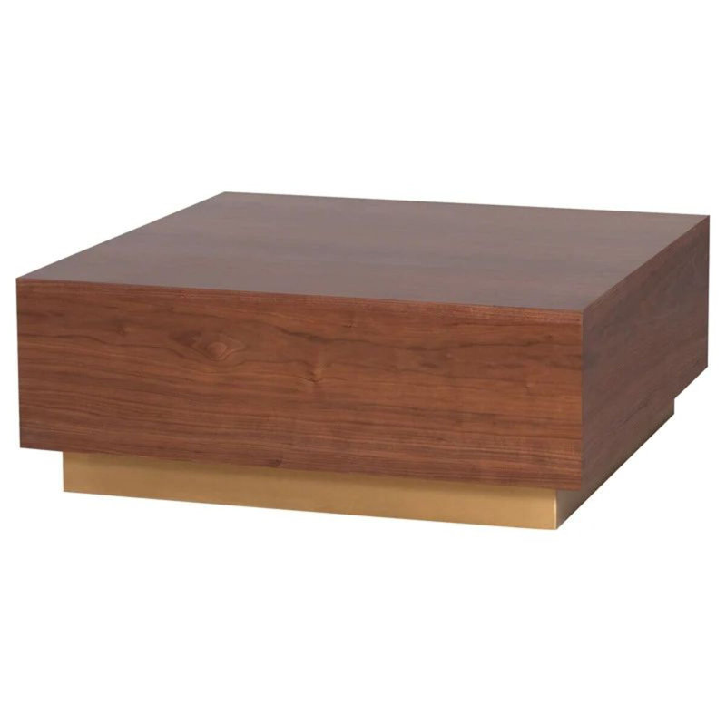 Ronaldo Oak Veneer Square Coffee Table