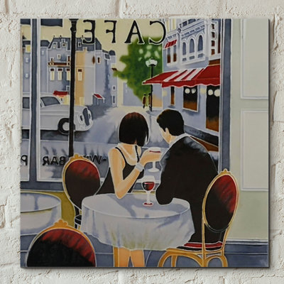 Handmade Wall Decor on Ceramic / Porcelain