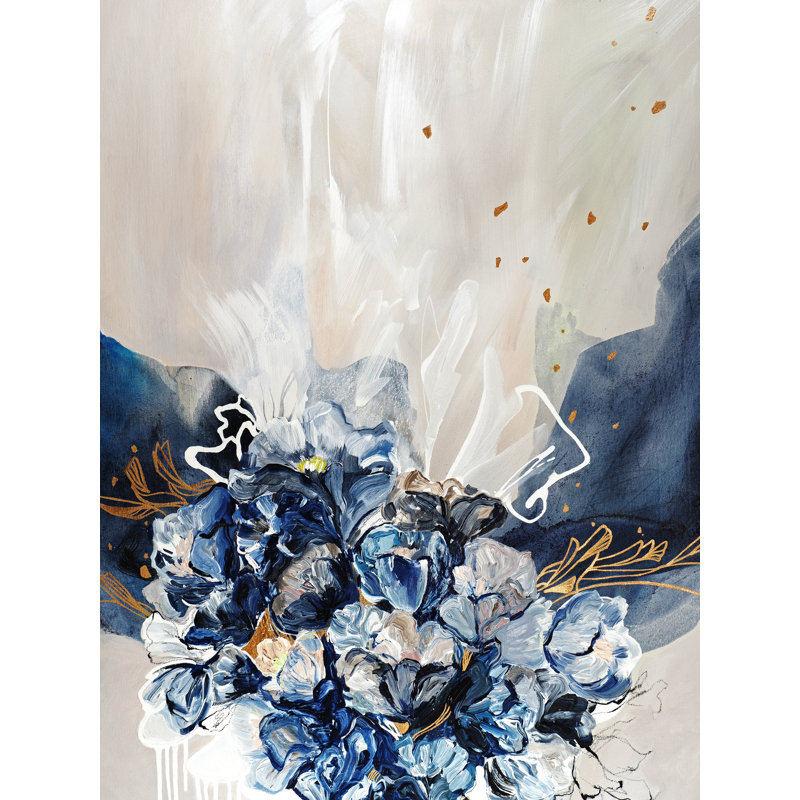 Somerset Bouquet Print by Novi Lim, Wrapped Canvas, 32" H x 24" W