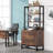 2 Drawer Vertical File Cabinet with Lock and Bookshelf-109708675
