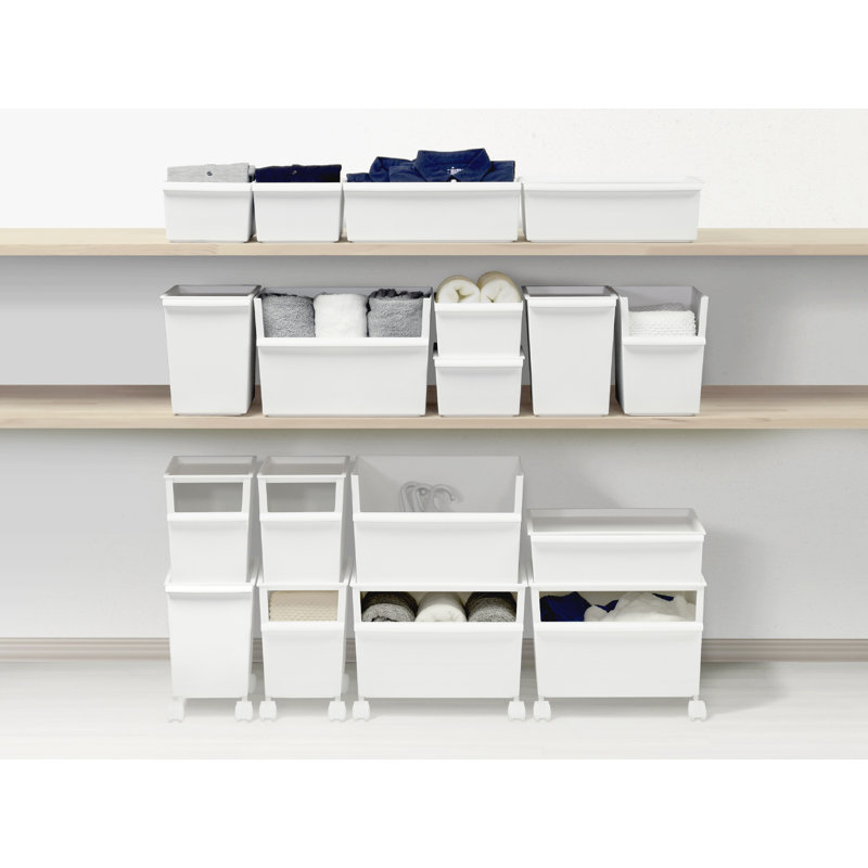 Just it Container 2 Wide Shallow with Lid, 1 Wide Deep with Lid, 2 Slim Deep with Lid