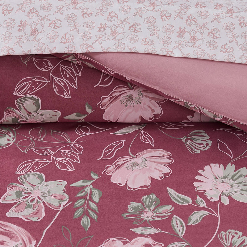 Nine West Shilo Floral Bed-in-a-Bag Comforter Set, King
