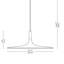 Luminaire suspendu à 1 lumière DEL Jone-1352476164