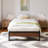 Saunderstown Industrial Style 14" Wood Platform Bed-1413452577